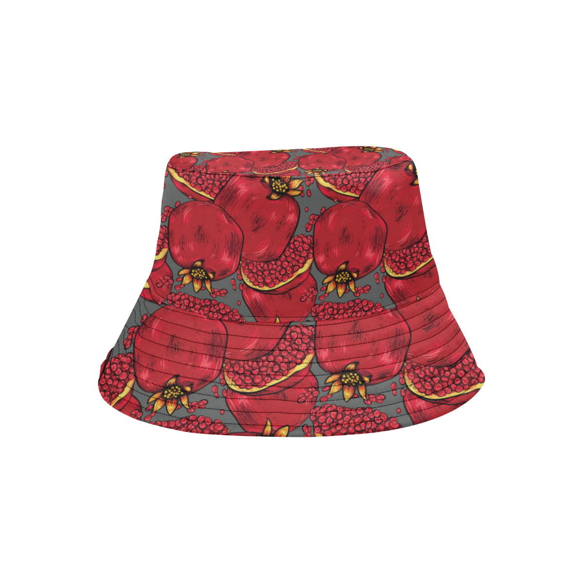 Pomegranate Pattern Print Design PG05 Unisex Bucket Hat
