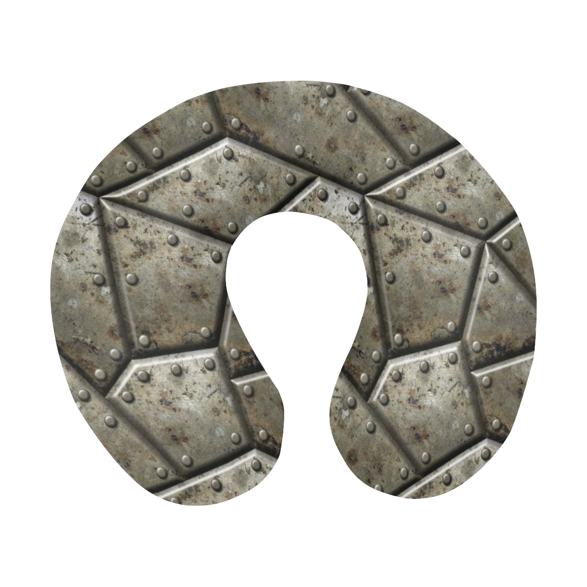 Armor Pattern Print Design 01 U-Shaped Travel Neck Pillow