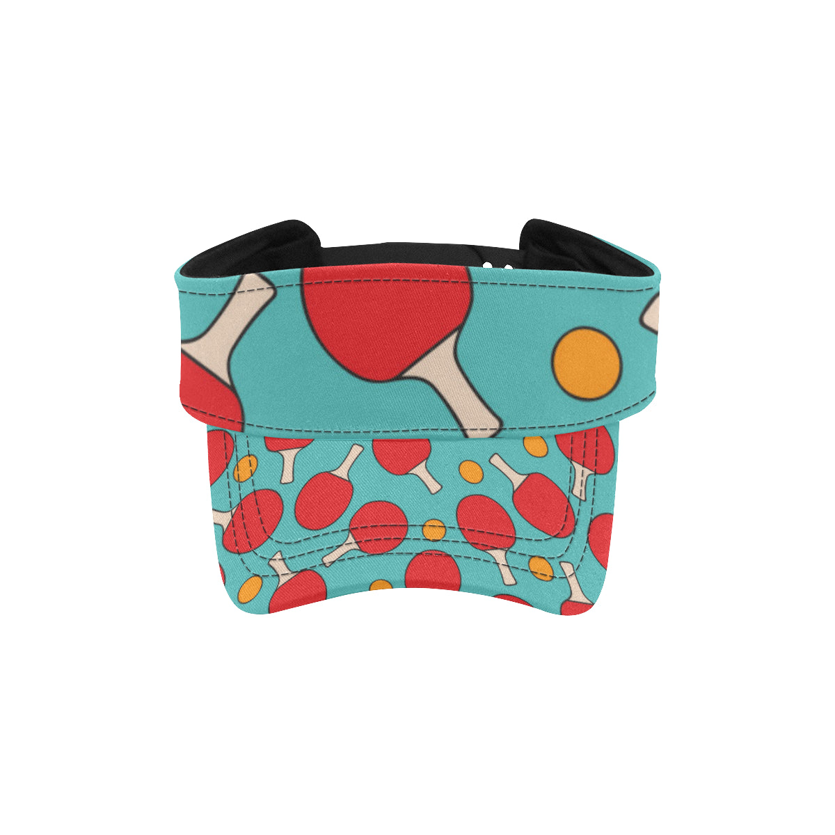 Ping Pong Pattern Print Design A01 Unisex Sun Visor