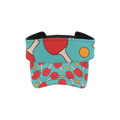 Ping Pong Pattern Print Design A01 Unisex Sun Visor