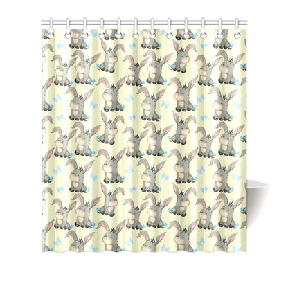 Donkey Baby Pattern Print Design 02 Shower Curtain