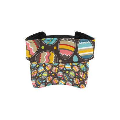 Easter Eggs Pattern Print Design RB03 Unisex Sun Visor