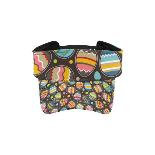 Easter Eggs Pattern Print Design RB03 Unisex Sun Visor