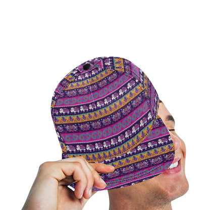 Boho Indian Style Pattern Snapback Cap