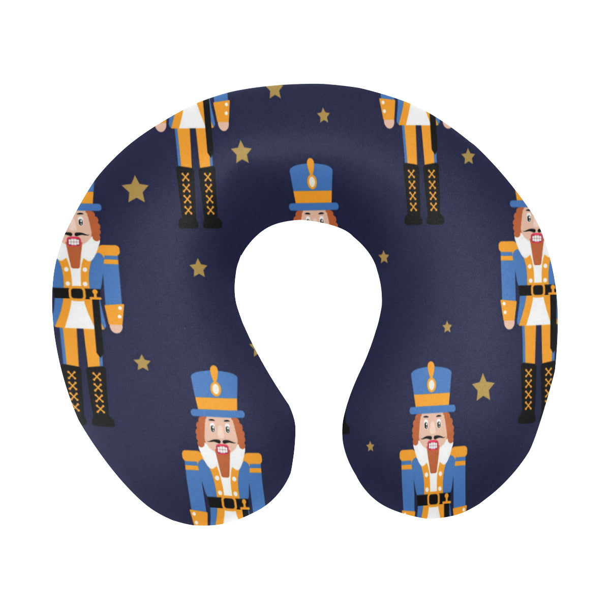 Nutcracker Pattern Print Design A04 U-Shaped Travel Neck Pillow
