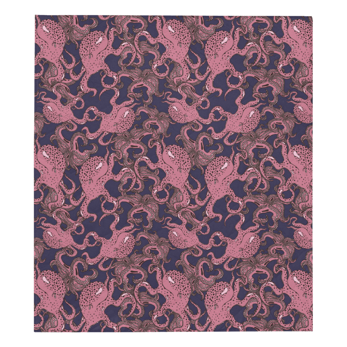 Octopus Pattern Print Design A03 Premium Quilt