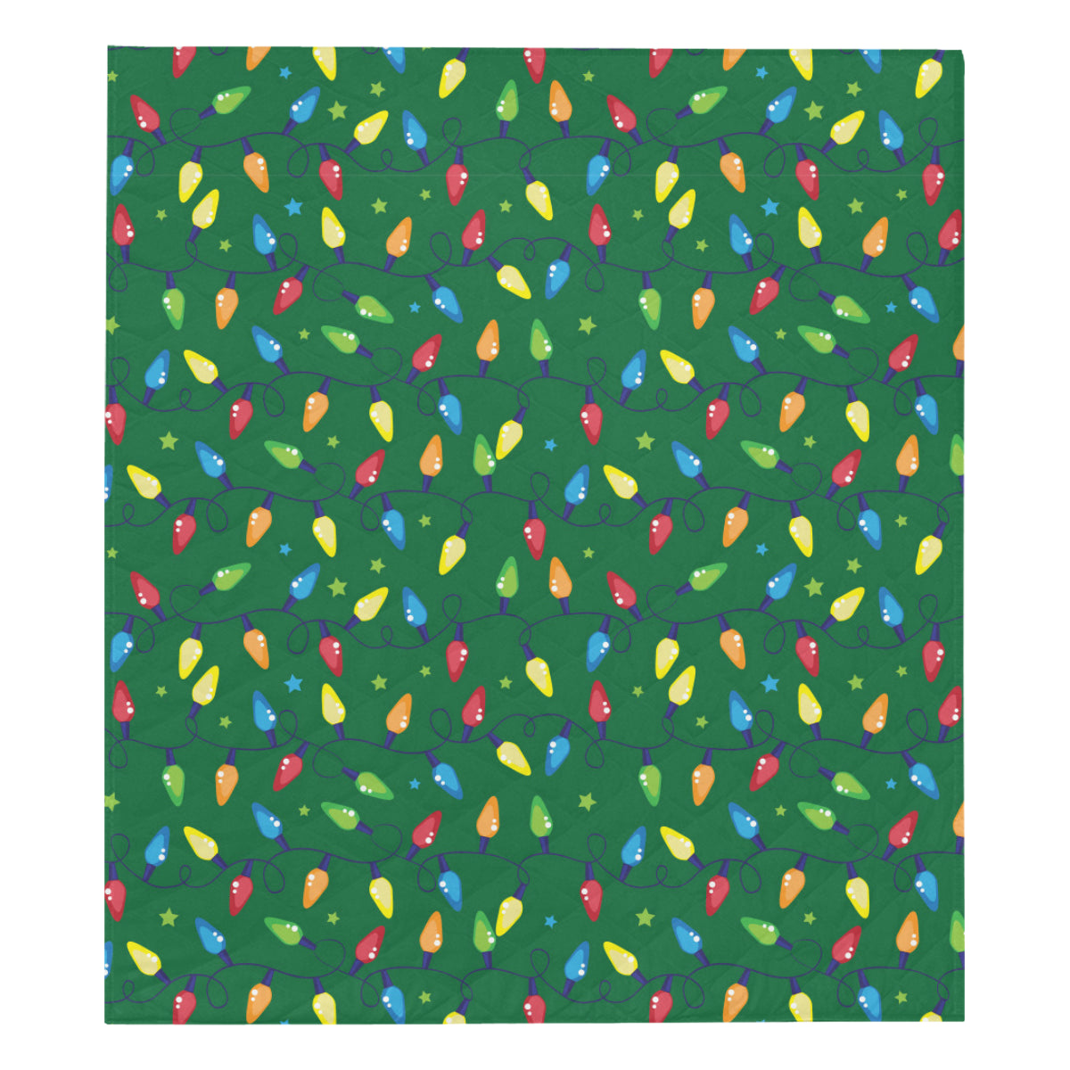 Christmas Light Pattern Print Design 02 Premium Quilt