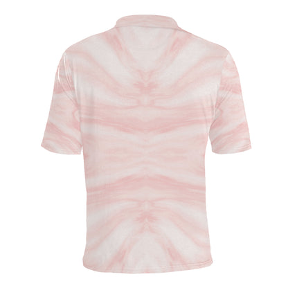 Marble Pattern Print Design 03 Men Polo Shirt
