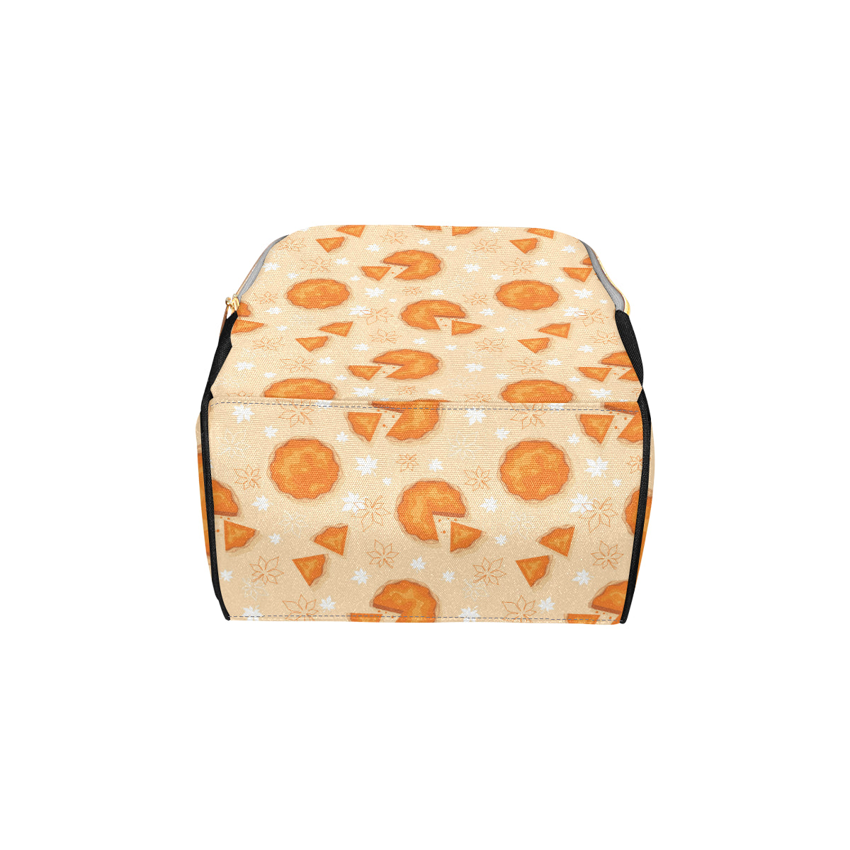 Pie Pattern Print Design A01 Diaper Bag Backpack