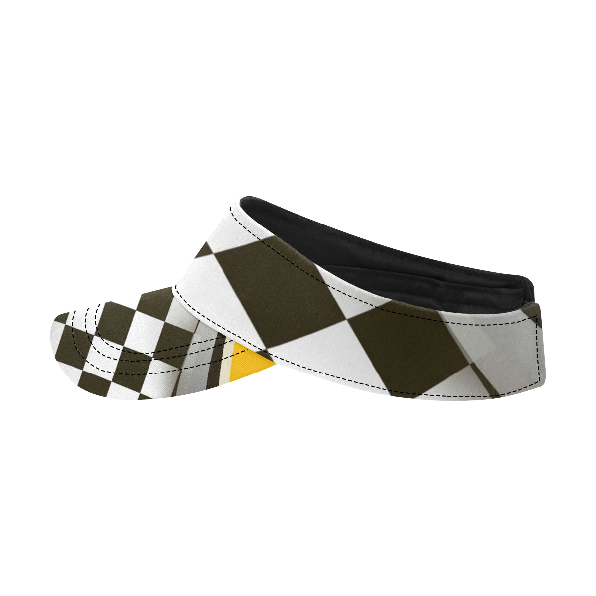 Checkered Flag Racing Style Unisex Sun Visor