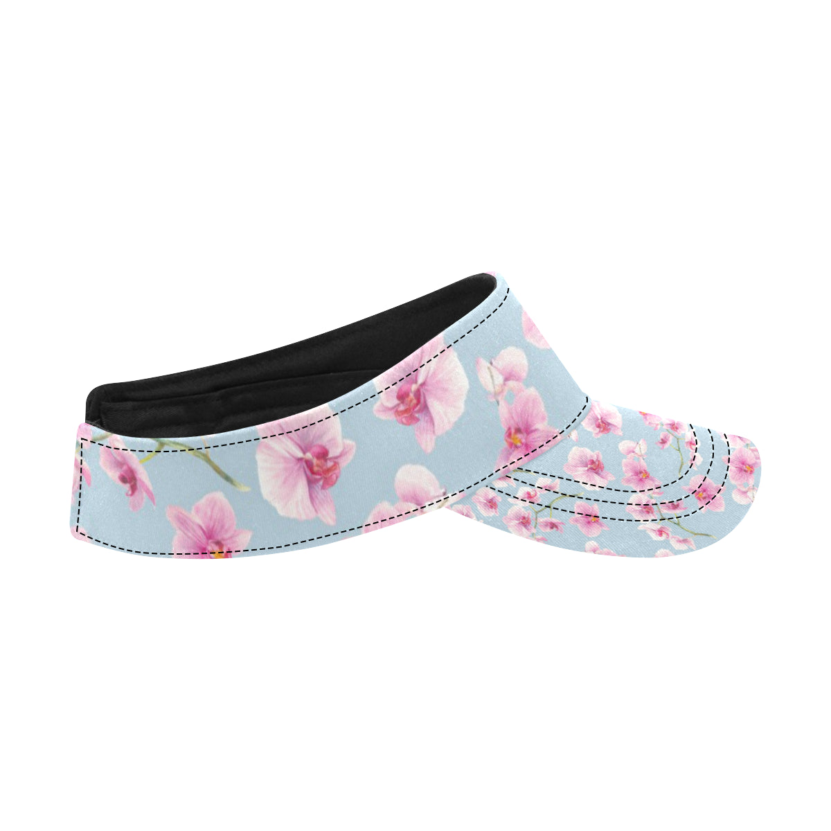 Orchid Pink Pattern Print Design OR01 Unisex Sun Visor