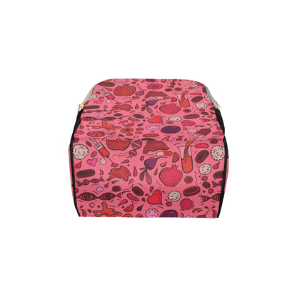 Phlebotomist Pattern Print Design A01 Diaper Bag Backpack