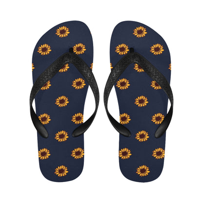 Sunflower Print Design LKS304 Flip Flops