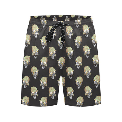Mummy Print Design LKS304 Men's Swim Trunks Beach Shorts
