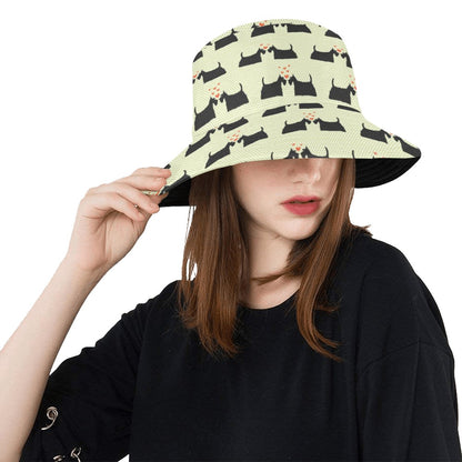 Scottish Terriers Print Design LKS304 Unisex Bucket Hat