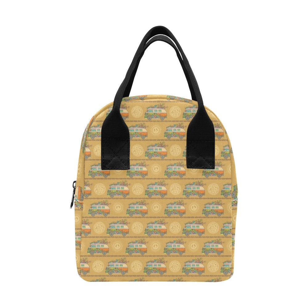 Hippie Van Print Design LKS304 Insulated Lunch Bag