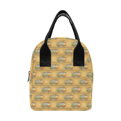 Hippie Van Print Design LKS304 Insulated Lunch Bag
