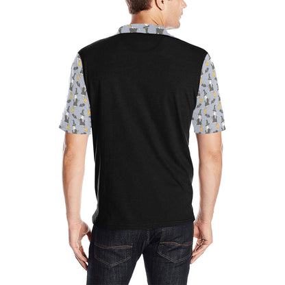 Witch Print Design LKS307 Men Polo Shirt