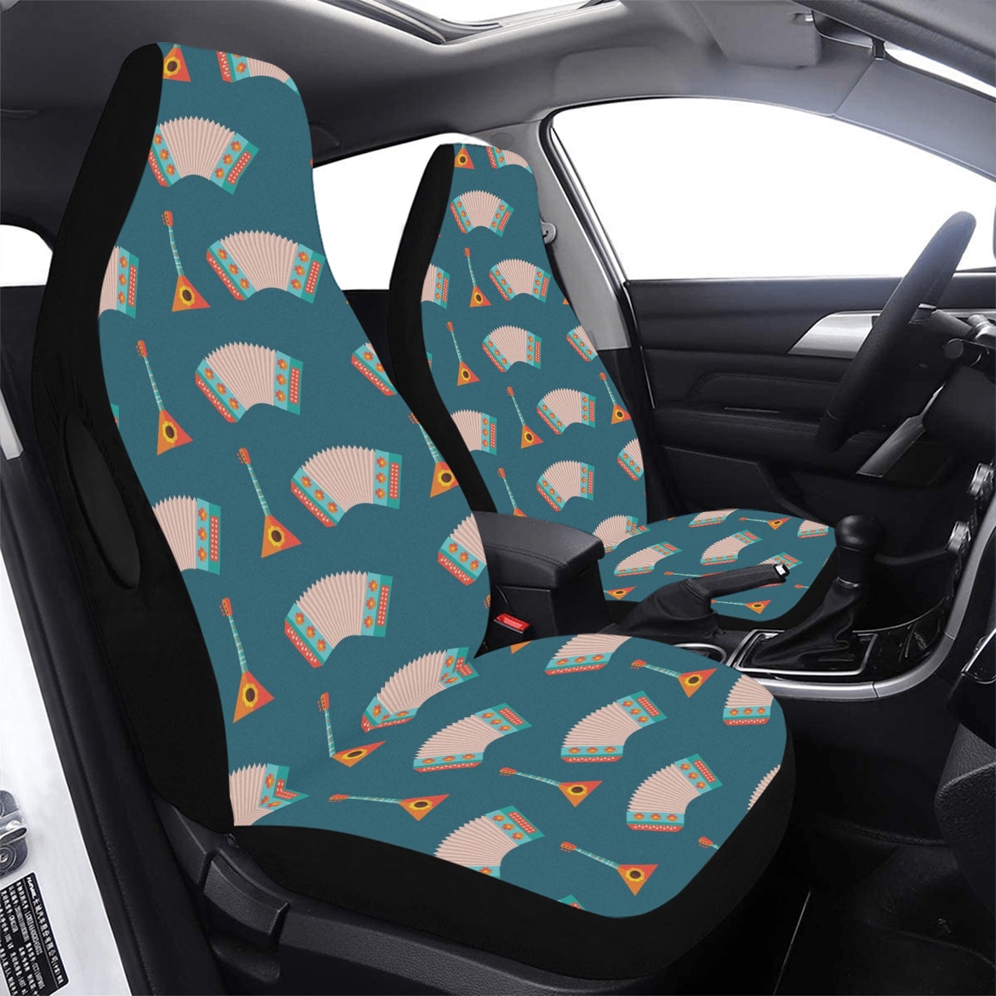Accordion Print Design LKS402 Car Seat Covers