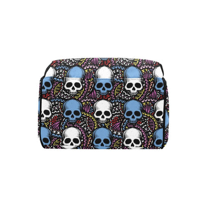 Skull Print Design LKS305 Diaper Bag Backpack