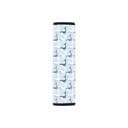 Whale Print Design LKS305 Car Seat Belt Cover