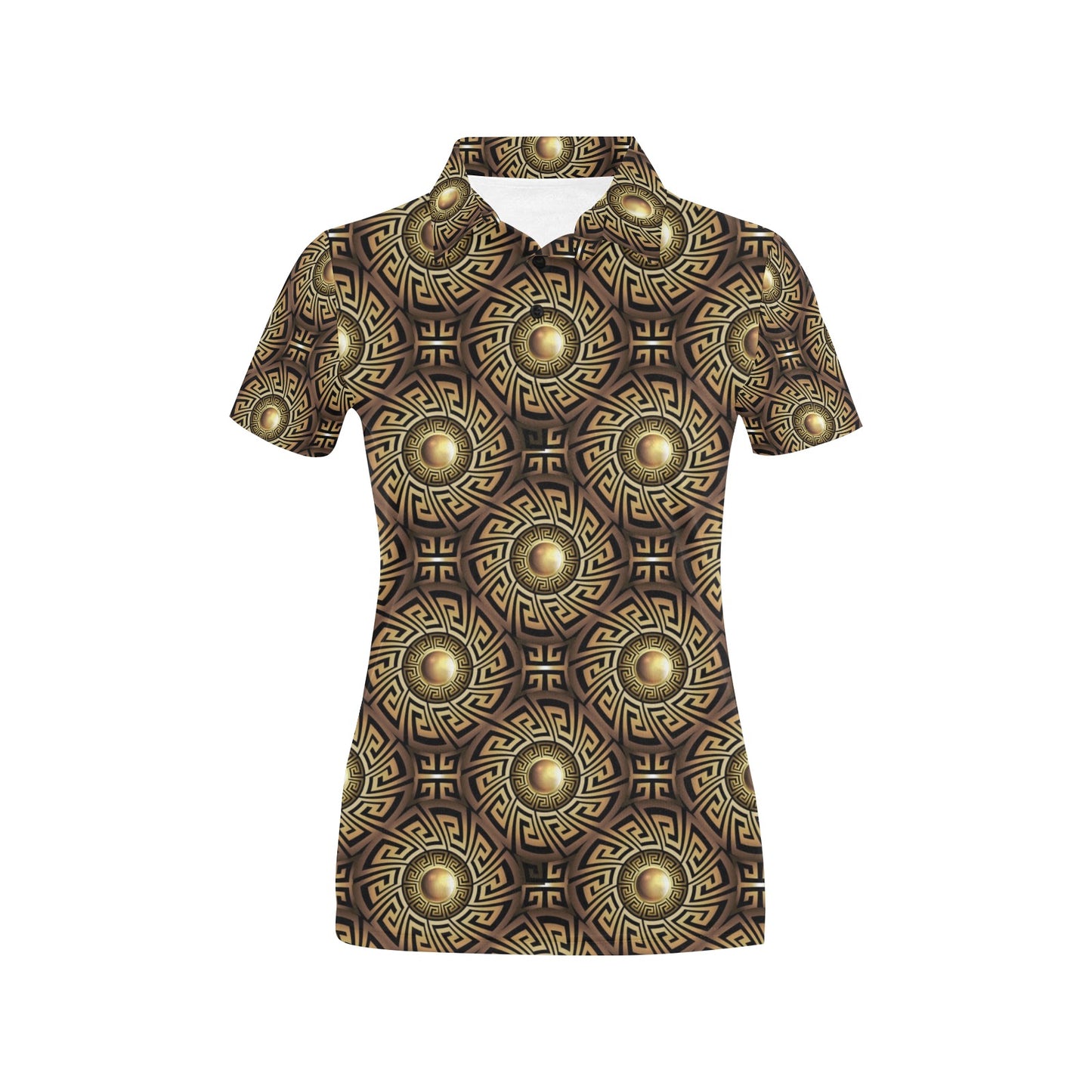 Ancient Greek Print Design LKS3012 Women's Polo Shirt