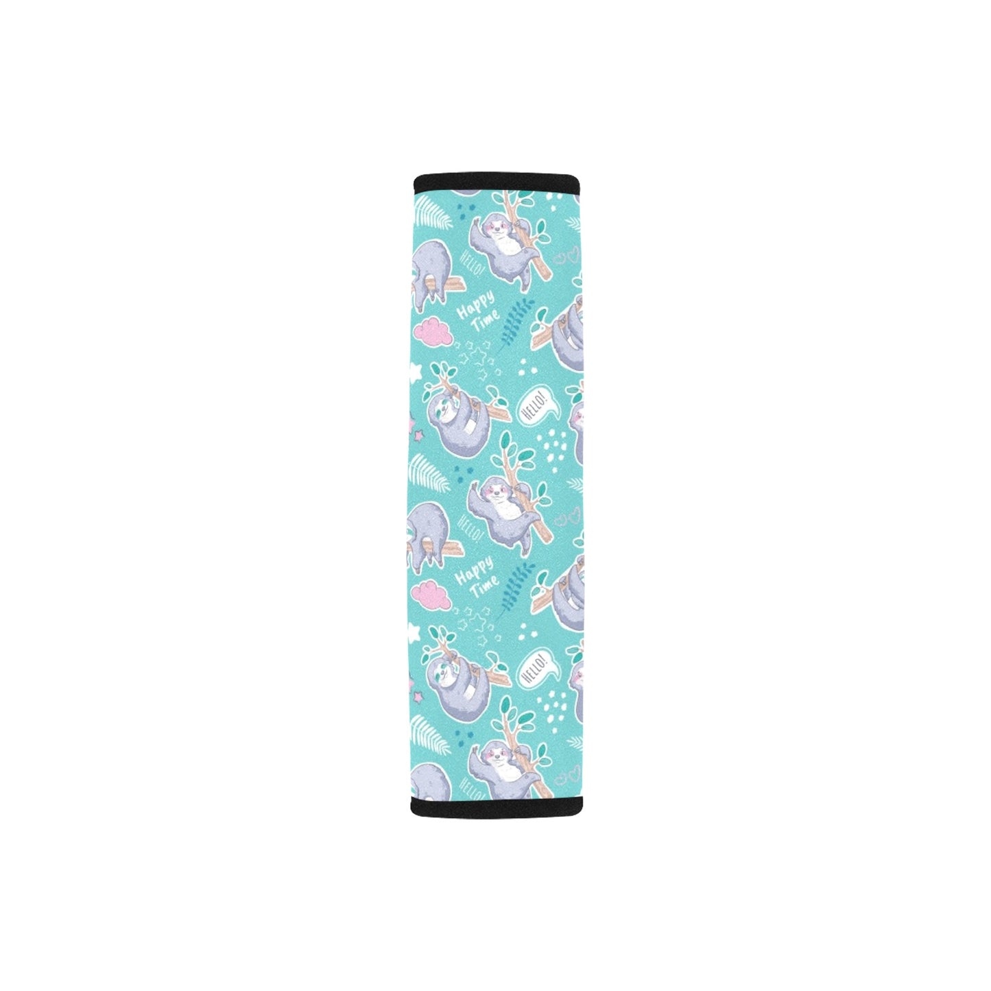 Sloth Print Design LKS309 Car Seat Belt Cover