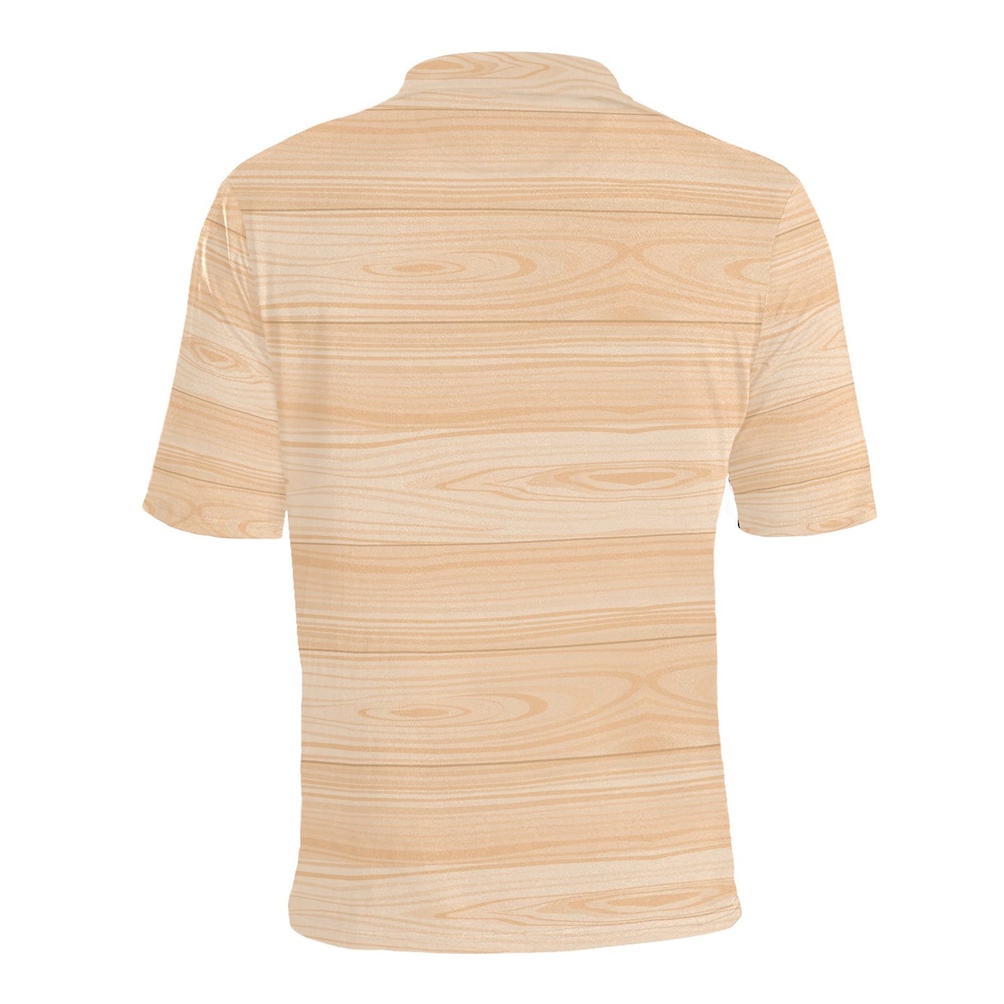 Wood Texture Print Design LKS302 Men Polo Shirt