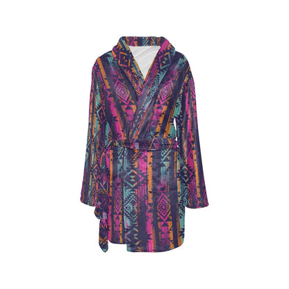 Line Tribal Aztec Women's Fleece Robe