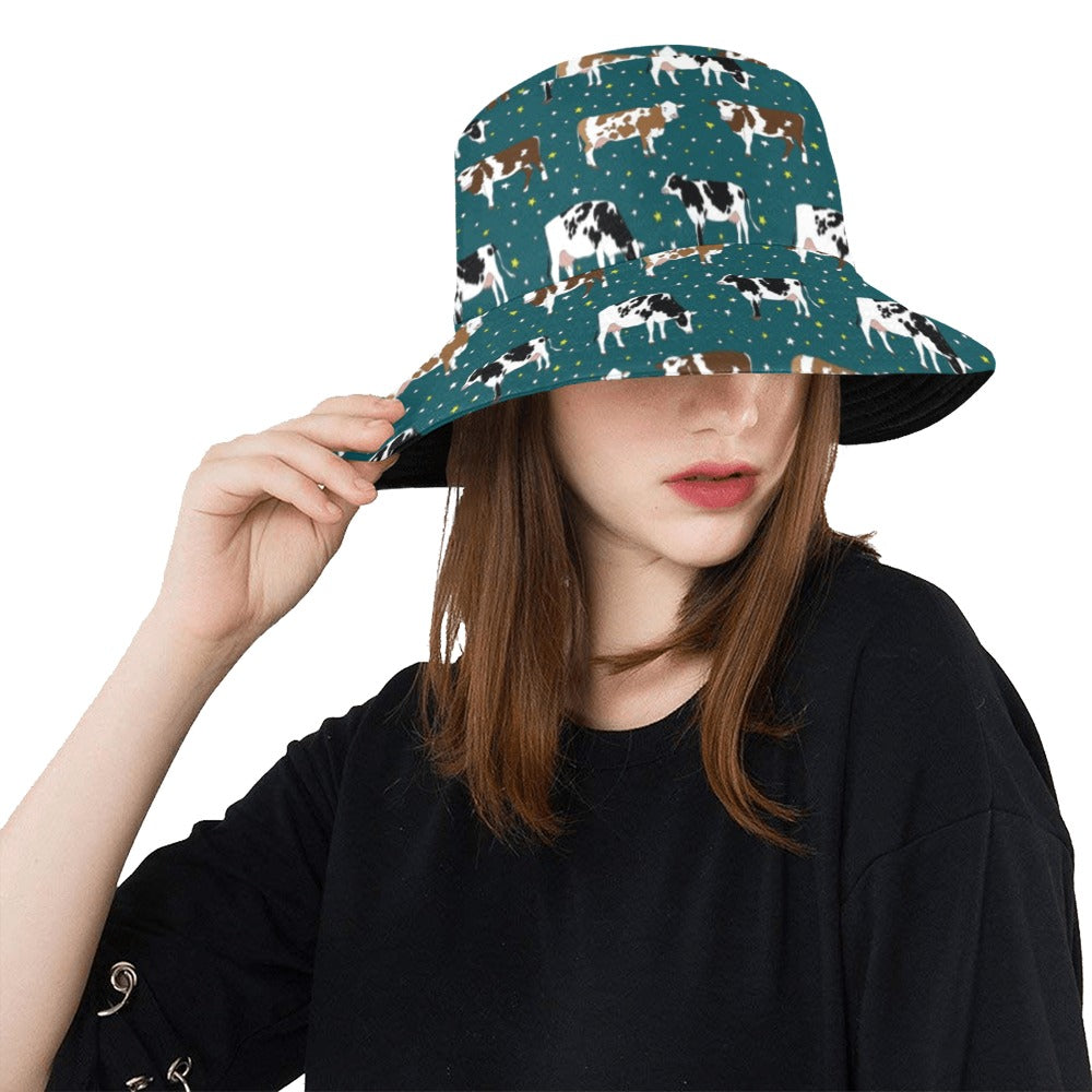 Cattle Print Design LKS404 Unisex Bucket Hat