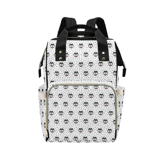 Siberian Huskies Print Design LKS305 Diaper Bag Backpack
