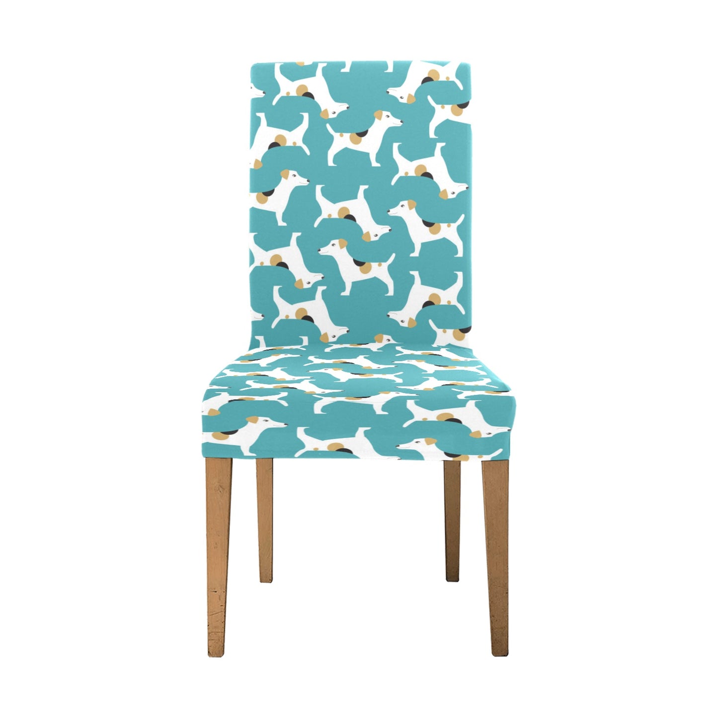Russell Terriers Print Design LKS301 Dining Chair Slipcover