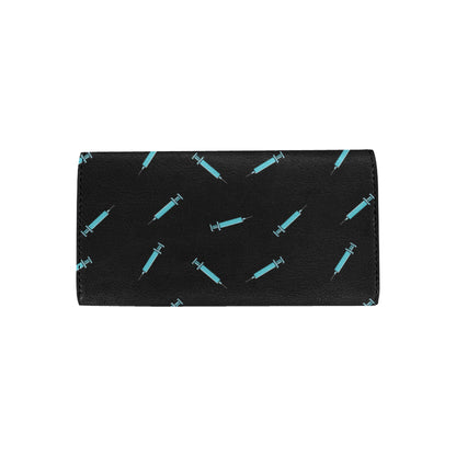 Phlebotomist Pattern Print Design A04 Women's Trifold Wallet