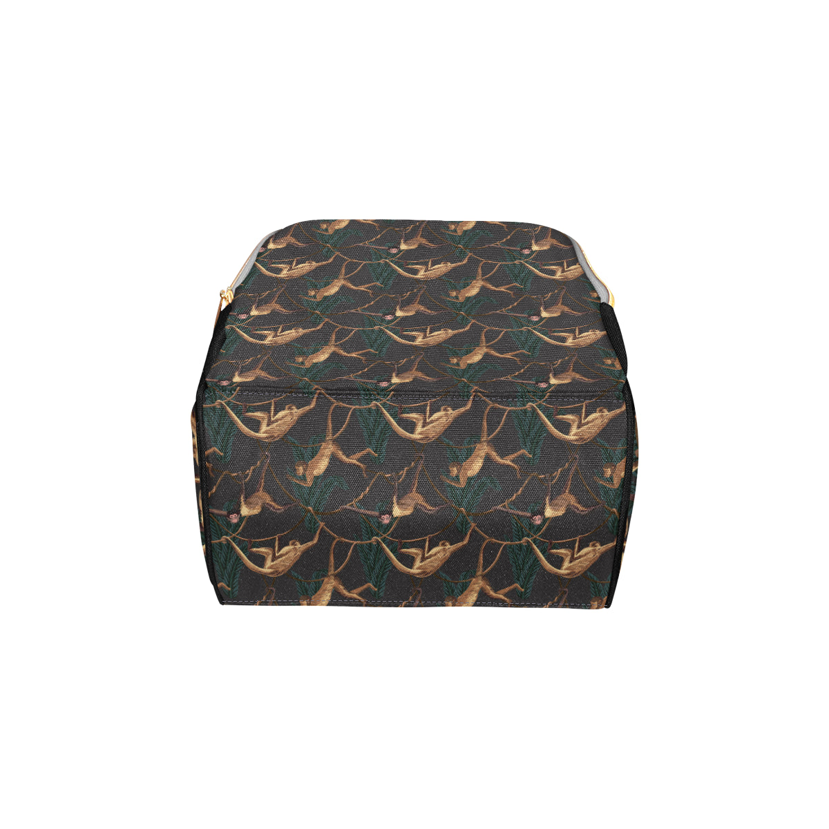 Monkey Pattern Print Design 02 Diaper Bag Backpack