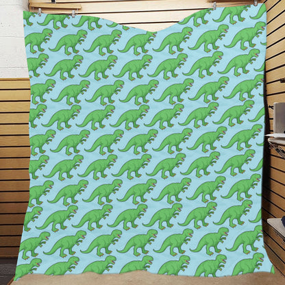 T Rex Pattern Print Design A01 Premium Quilt