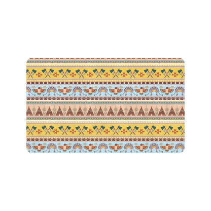 Native American Pattern Design Print Rubber Doormat