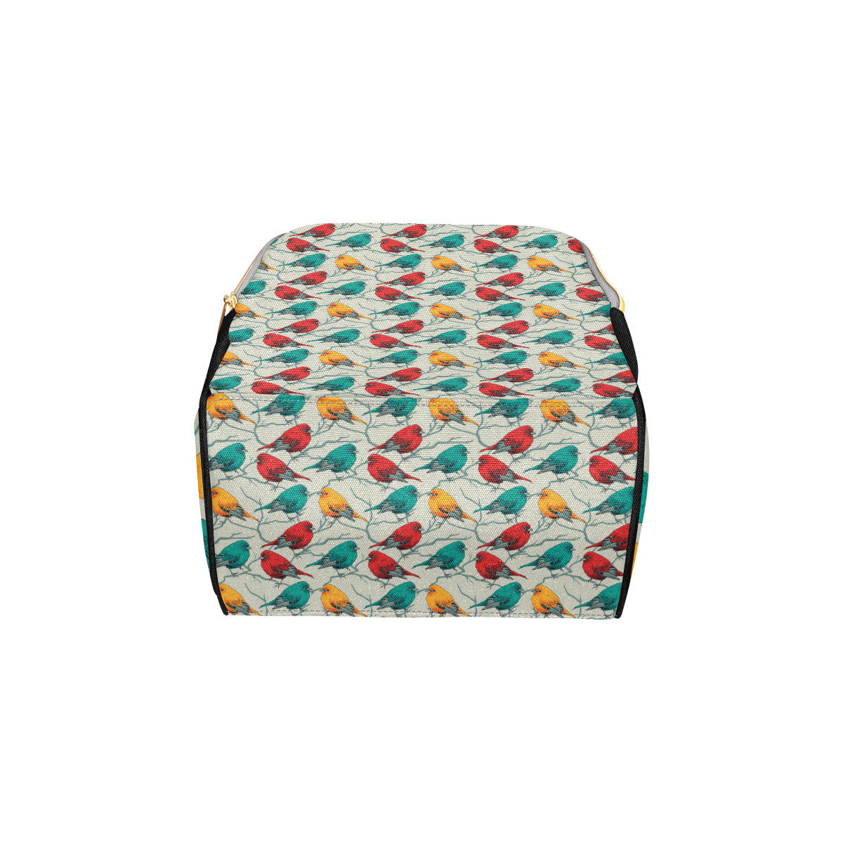 Birds Pattern Print Design 04 Diaper Bag Backpack
