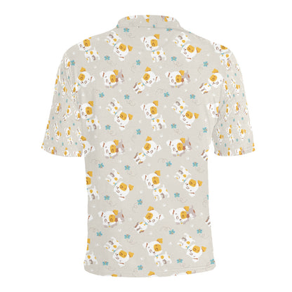 Russell Terriers Print Design LKS306 Men Polo Shirt