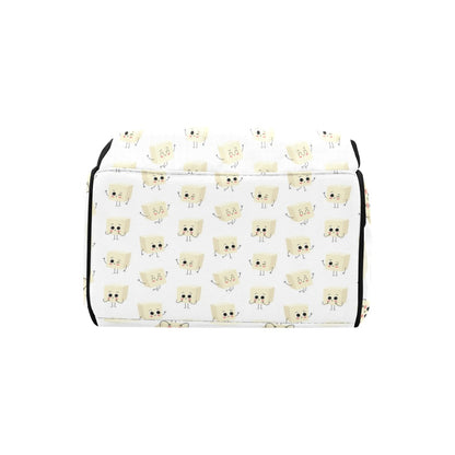 Tofu Print Design LKS301 Diaper Bag Backpack