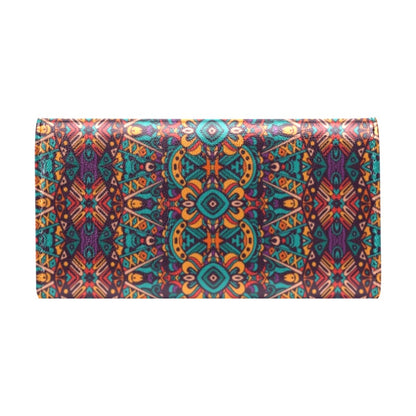 Ethnic Style Print Pattern Women's Trifold Wallet