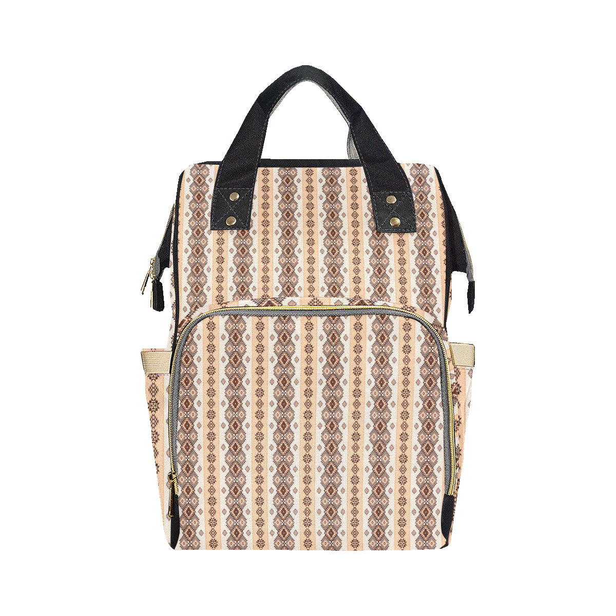 Native Classic Pattern Print Diaper Bag Backpack