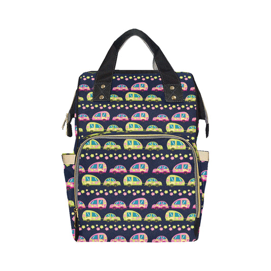 Camper Cute Camping Design No 3 Print Diaper Bag Backpack