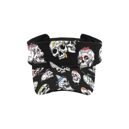 Skull Print Design LKS3013 Unisex Sun Visor