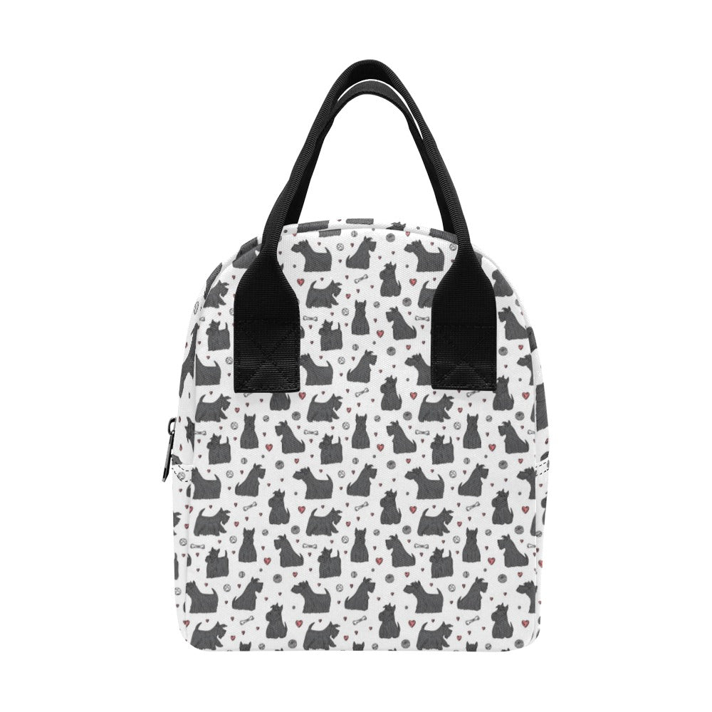 Scottish Terriers Print Design LKS3015 Insulated Lunch Bag