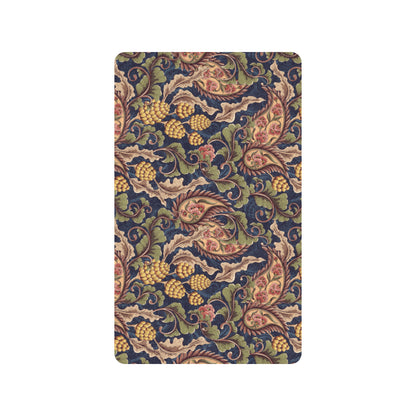 Floral Vintage Classic Print Rubber Doormat