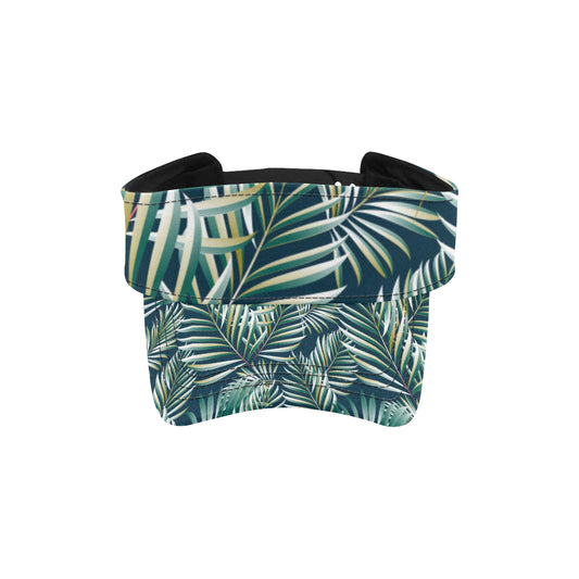 Sun Spot Tropical Palm Leaves hower Curtain Unisex Sun Visor