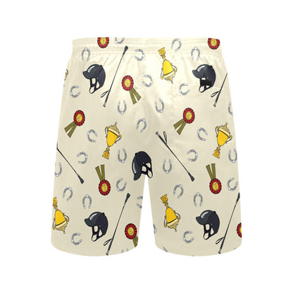 Equestrian Horseshoe Equipment Men's Swim Trunks Beach Shorts