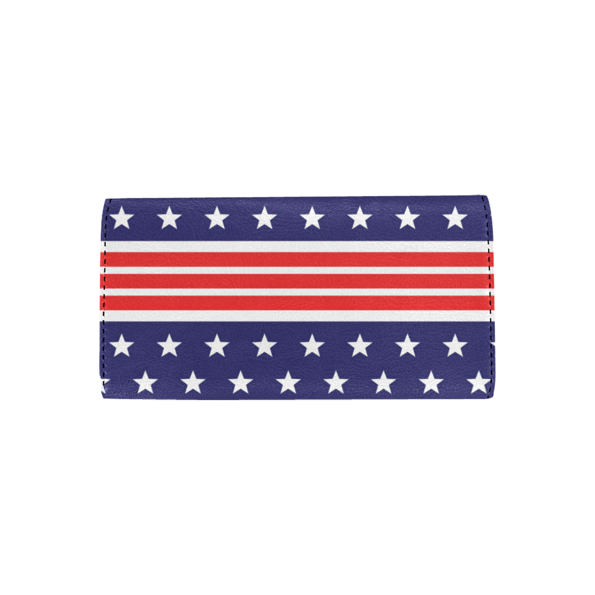 Patriotic Pattern Print Design A04 Women's Trifold Wallet