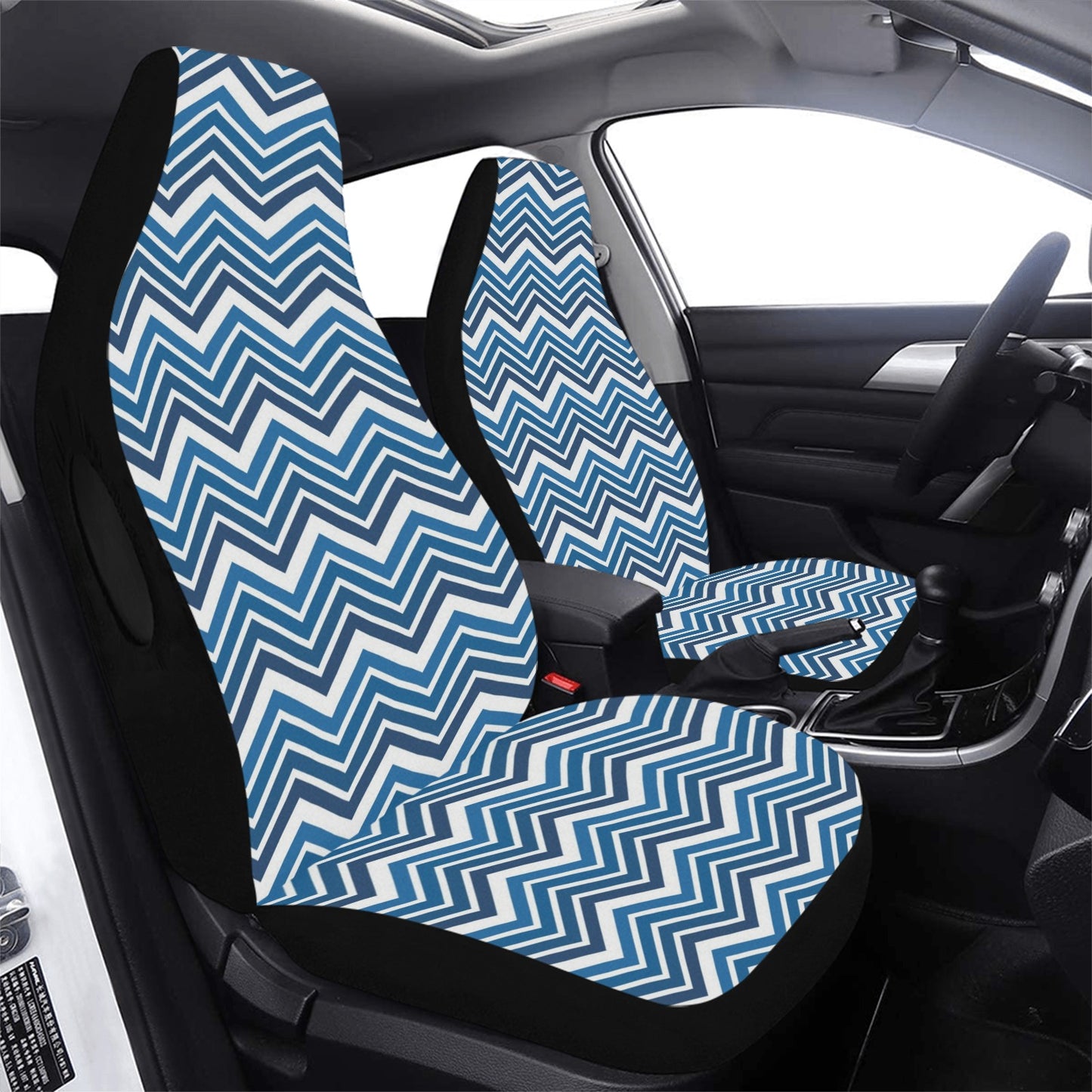 Chevron Print Design LKS403 Car Seat Covers
