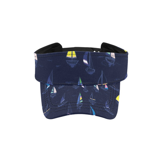 Sailboat Print Design LKS305 Unisex Sun Visor